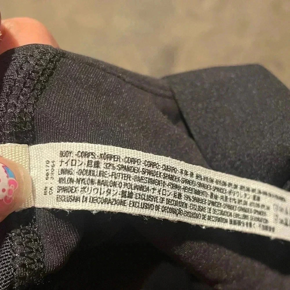 Free people FP movement freestyle sports bra black multi size Small - Picture 7 of 7